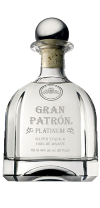 Patron Gran Platinum Tequila 750ml