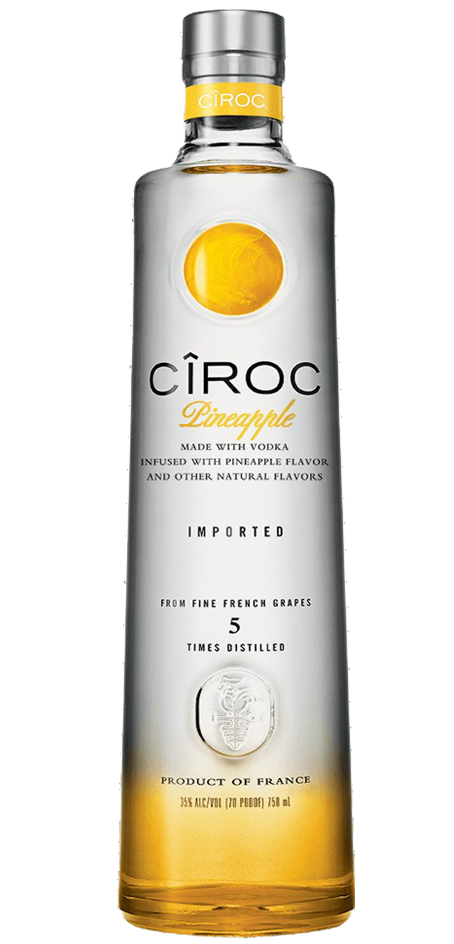 Højde Indflydelsesrig Velkendt Ciroc Pineapple Vodka 1.0L - Luekens Wine & Spirits