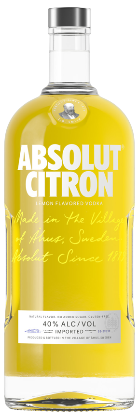Absolut Citron Vodka 1.75 L