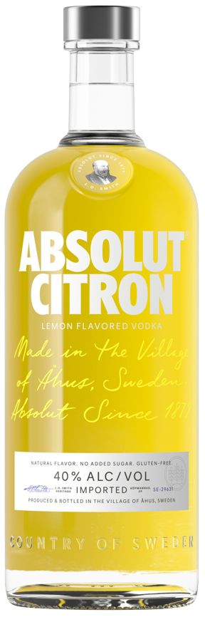 Absolut Citron Vodka - 1 L bottle