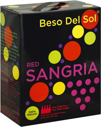 3.0L Sol - Spirits Wine Del Red Beso Sangria & Luekens