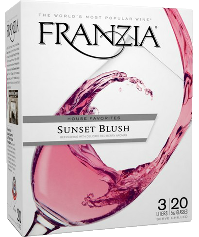 Franzia Sunset Blush 3.0L - Luekens Wine & Spirits