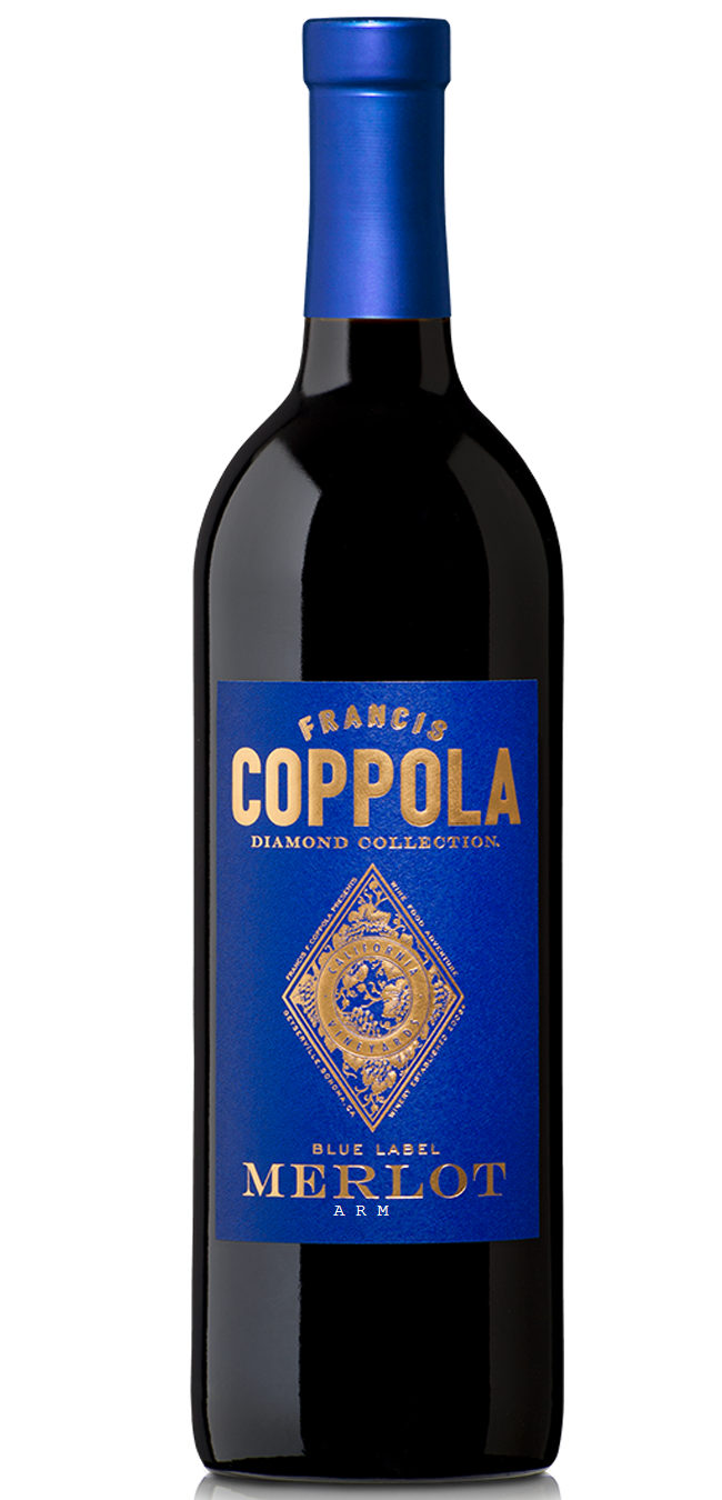 Megalopolis snesevis Igangværende Coppola Diamond Merlot 750ml - Luekens Wine & Spirits