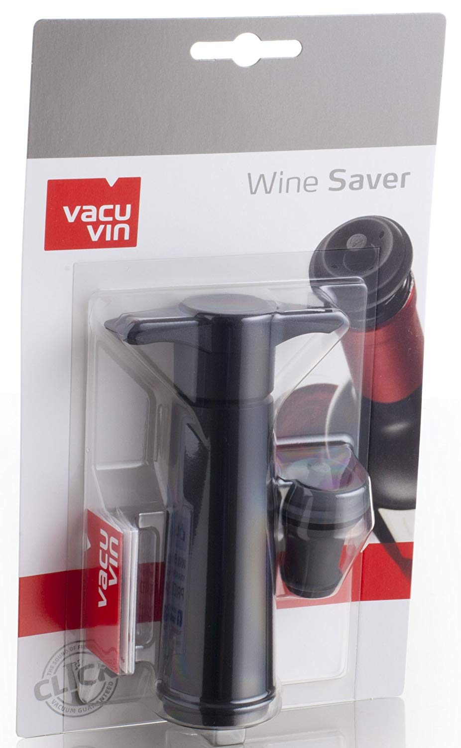Vacu Vin Wine Saver Black 3pc