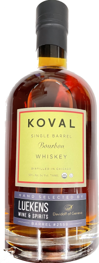 Koval Single Barrel Select Bourbon