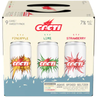 CACTI Agave Variety Seltzer 12oz 9pk Cn