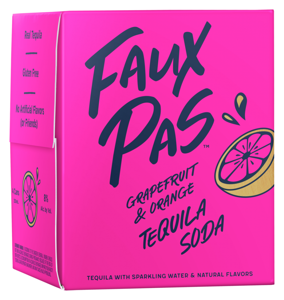 Faux Pas Grapefruit & Orange Tequila Soda