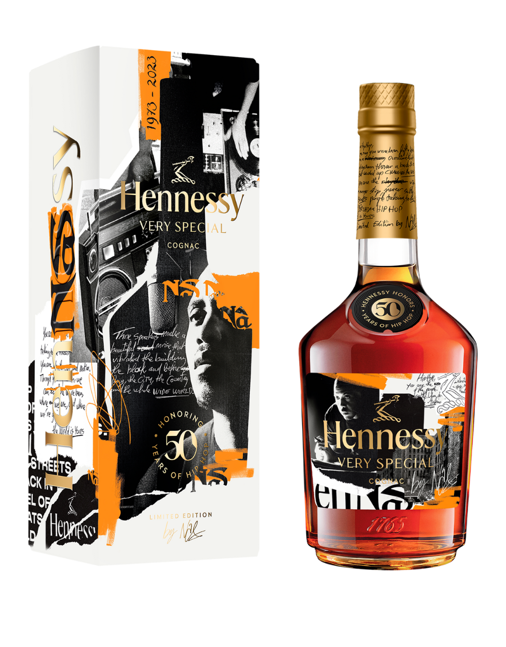 Hennessy Hip Hop 50th Anniversary Nas Limited Edition Luekens Wine   Spirits