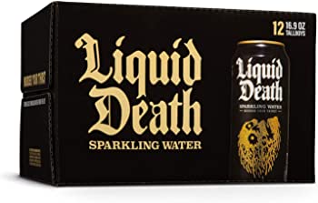Liquid Death Sparkling Water 16.9oz 12pk Cn - Luekens Wine & Spirits